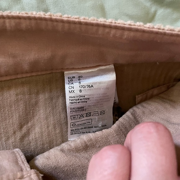 Tan corduroy skirt - Picture 6 of 9